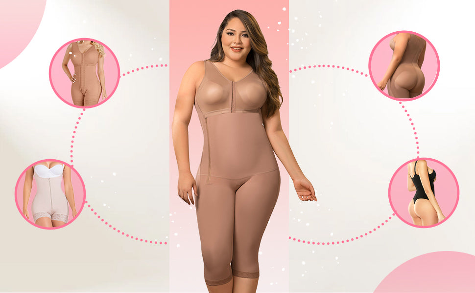 Fajas Colombianas: Diseño de busto y de cierres.