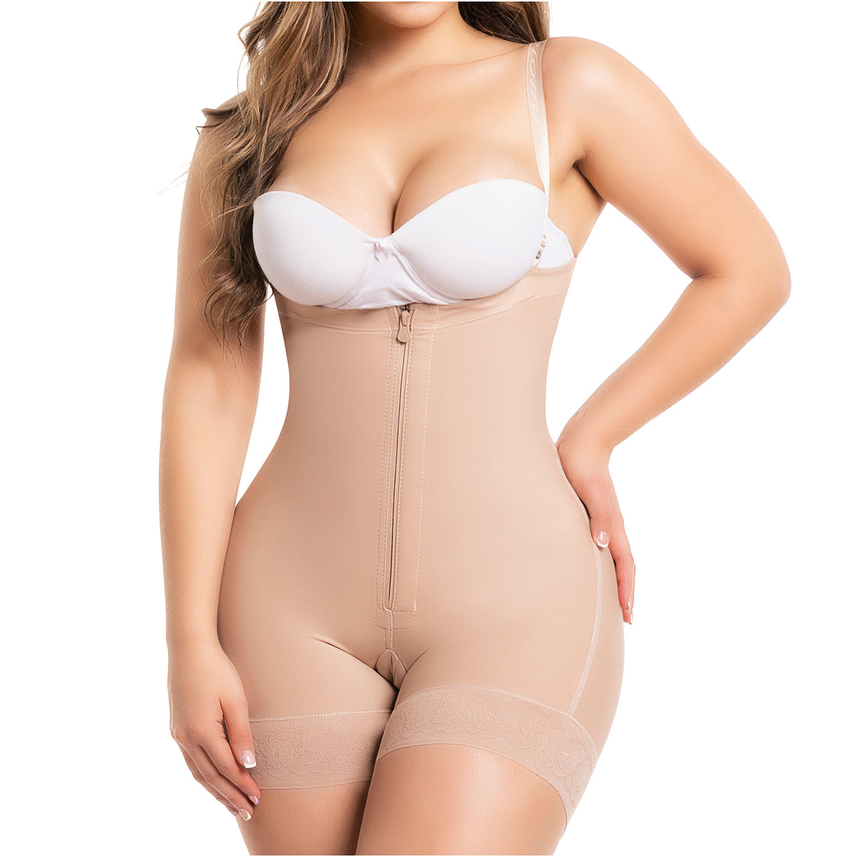 MARIAE Midthigh Open Bust Slimmer Shapewear