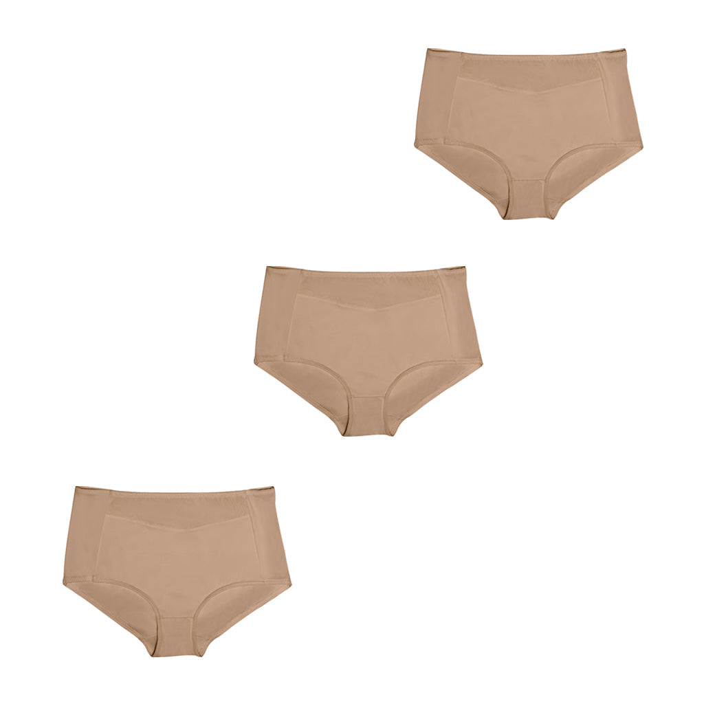 Daily Use Under Wear 3-Pack Seamless Slim Panties Shapewear High Waist  Sonryse SP645NC