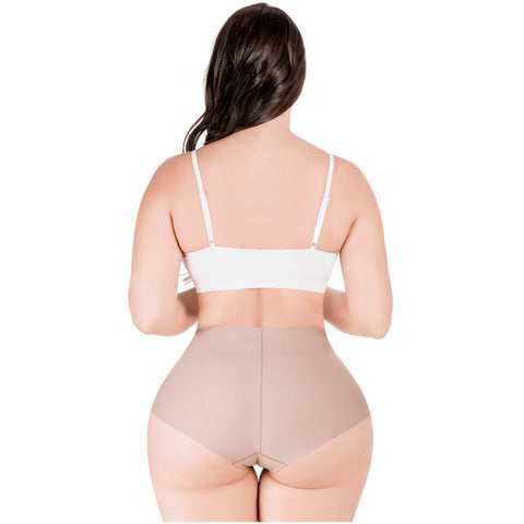 Daily Use Under Wear 3-Pack Tummy Control Mid Rise Shapewear Seamless Shaping Panties Sonryse SP620NC-13-Shapes Secrets Fajas