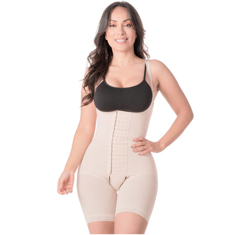 Be Shapy | MariaE 9182 Colombian Shaper Bodysuit After Surgery + Lipo Ab Board and Liposuction Foam-2-Shapes Secrets Fajas