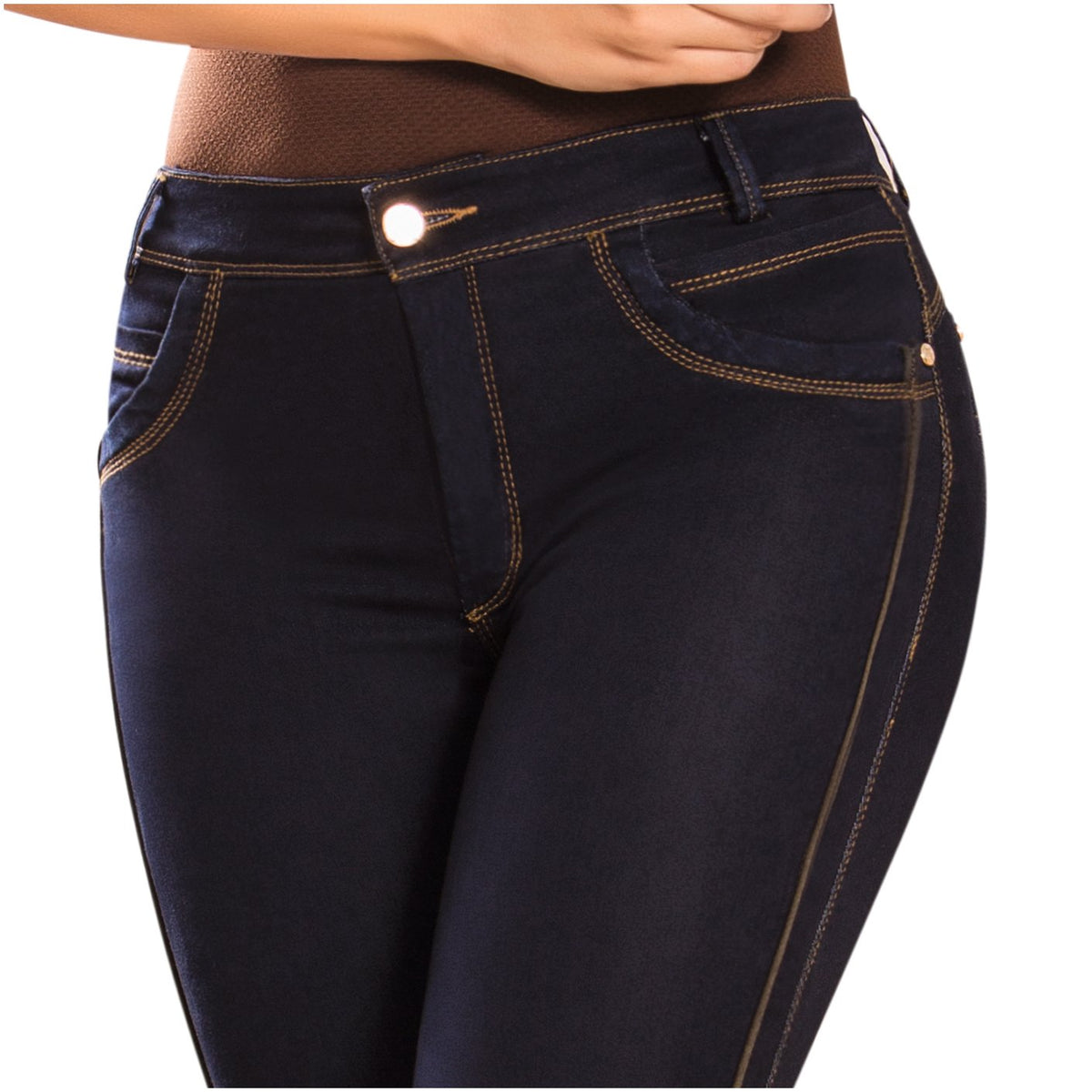 DRAXY 1324 Colombian Butt lifter Mid Rise Skinny Jeans – Shapes Secrets  Fajas