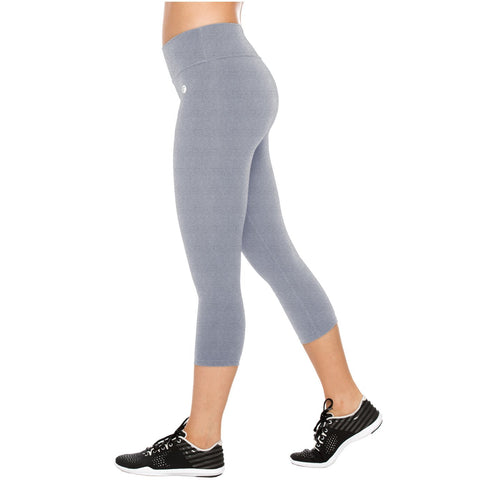 Flexmee 944201 Liberty Capri Polyester Activewear Workout Pants Trousers-7-Shapes Secrets Fajas