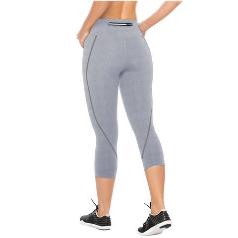 Flexmee 944210 Liberty Capri Polyester Activewear Workout Pants Trousers-12-Shapes Secrets Fajas