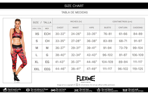 Flexmee 944210 Liberty Capri Polyester Activewear Workout Pants Trousers-24-Shapes Secrets Fajas
