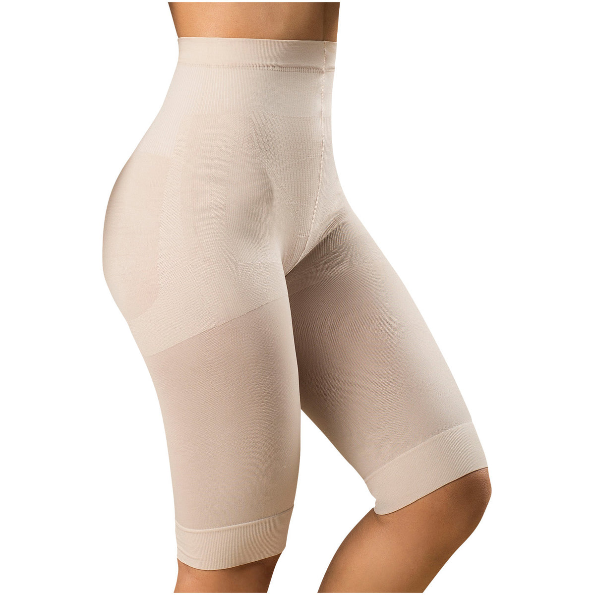 Fajas Laty Rose 21995 | Butt Lifting High Waist Shaping Shorts |  Knee-Length Shapewear Push Up Pants