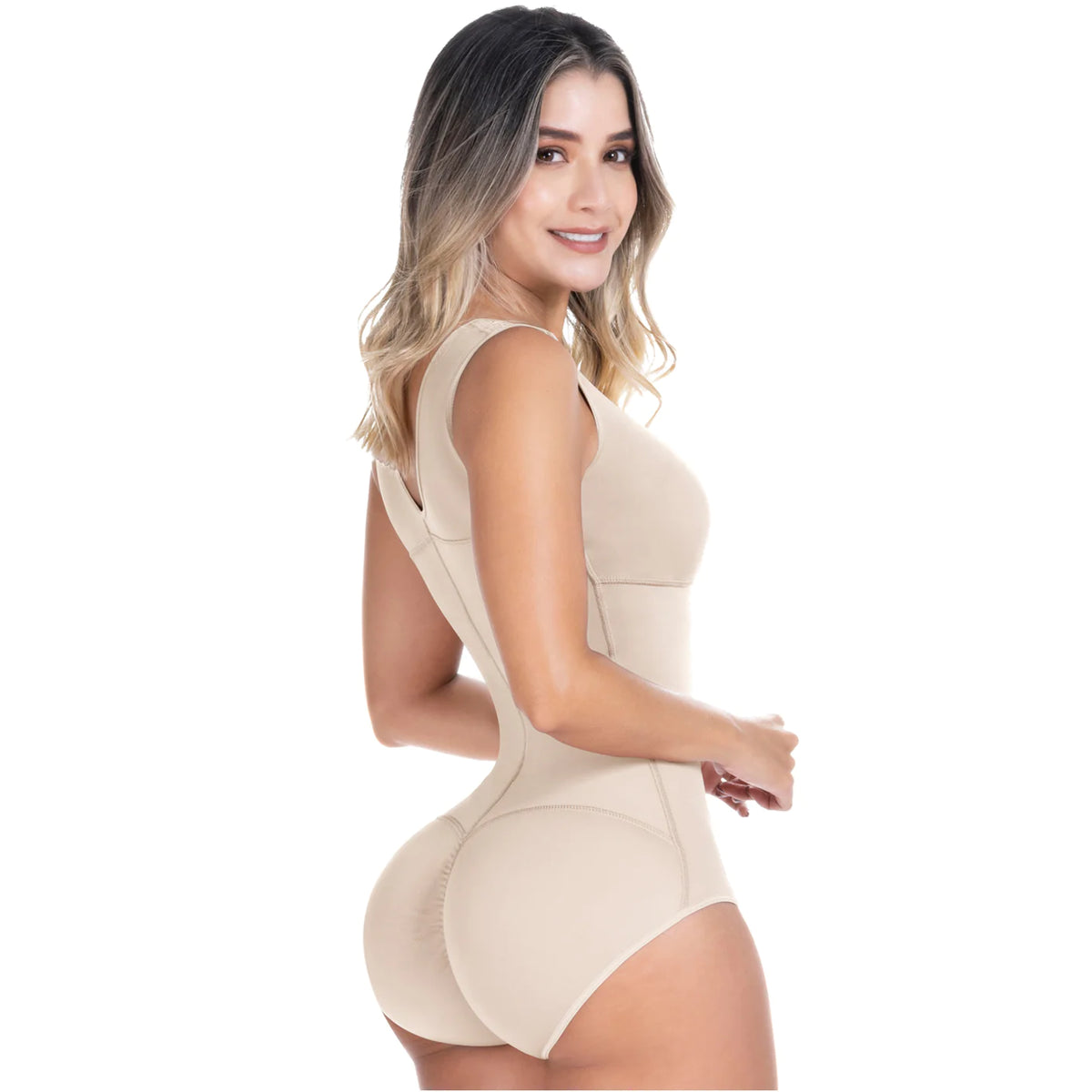 ROMANZA 2061 | Colombian Strapless Shapewear Tummy Control | Bodysuit for  Women