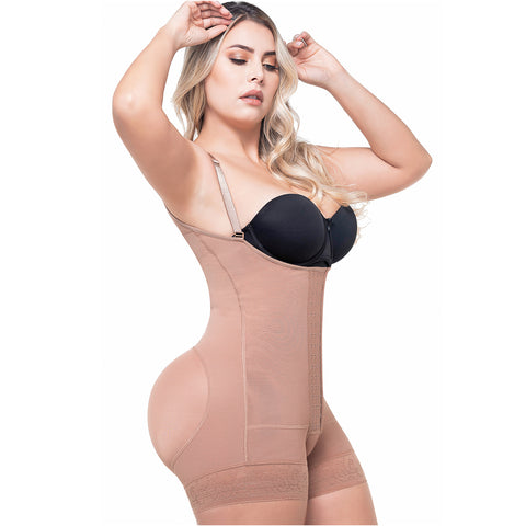 Daily Use Best Everyday Shapewear Open bust Medium compression & Butt-lifting effect Fajas Sonryse066BF-8-Shapes Secrets Fajas