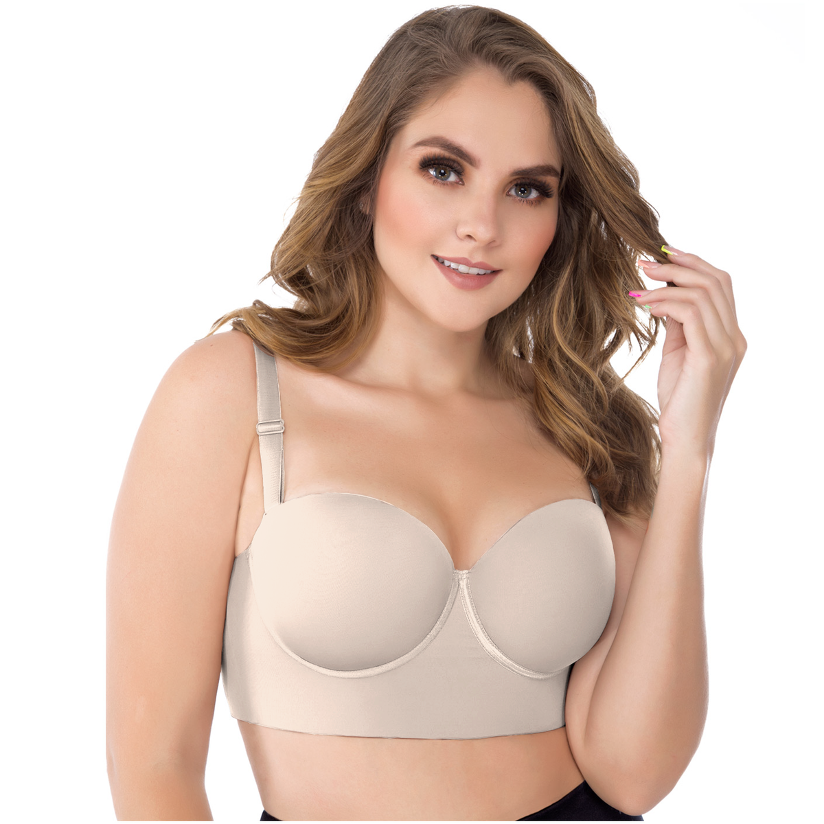 UpLady 8034, Firm Control Strapless Bra for Women
