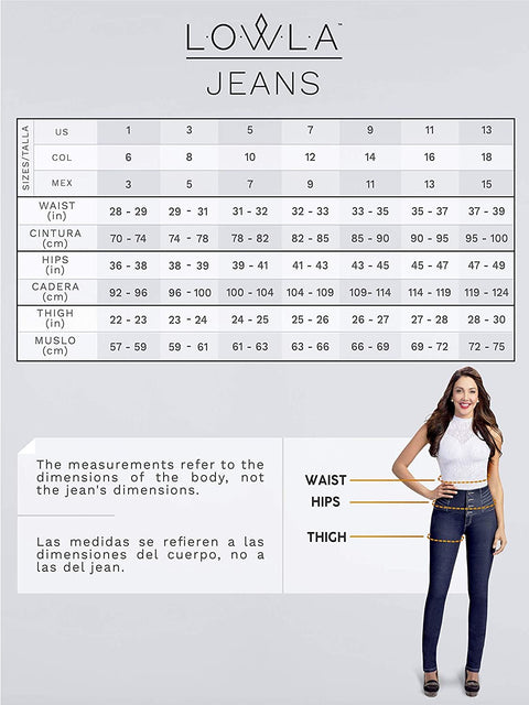 Lowla 242221 | High Waisted Colombian Butt Lifter Skinny Jeans For Women-3-Shapes Secrets Fajas