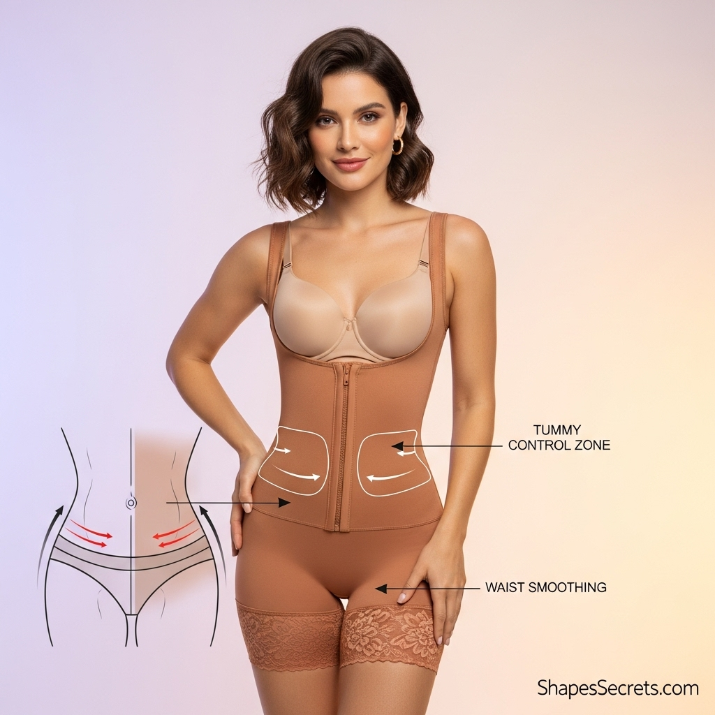Mastering Tummy Control: Comparing High-Waist Girdle Shorts at ShapesSecrets.com