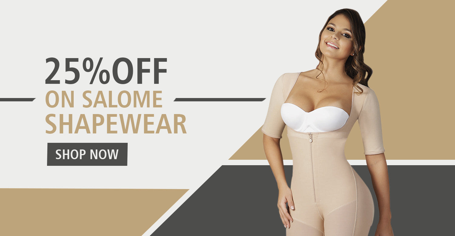 Fajas Salome 0214  Mid Thigh Strapless Body Shaper for Dresses