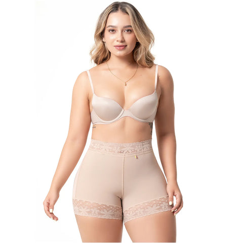 Sonryse High Waisted Shaper Shorts | Colombian Butt Lifting Faja-Short with Tummy Control