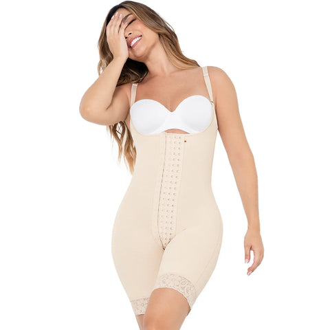 Faja MariaE FQ100 | Colombian Body Shaper Tummy Control Shapewear for Women | Post Surgery Girdle-1-Shapes Secrets Fajas