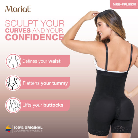 MariaE 9143 Faja Strapless con Control de Abdomen y Levanta Cola