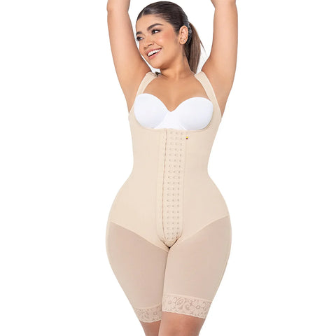 Fajas MariaE RA005 | Fajas Colombianas Butt-lifter Shapewear for Women | Open Bust Girdle |Porwernet-1-Shapes Secrets Fajas