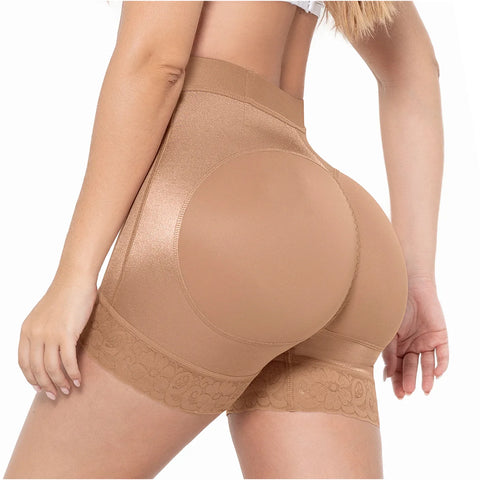 Fajas MariaE FU100 | Shorts Colombianos Levanta Cola con Control de Abdomen y Realce de Caderas