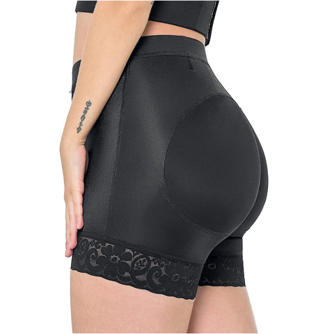 Fajas MariaE FU100 | Shorts Colombianos Levanta Cola con Control de Abdomen y Realce de Caderas