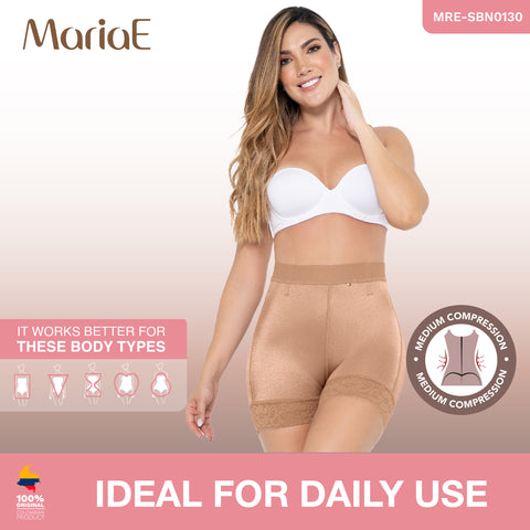 MARIAE SBN0130 Fajas Colombianas High Waisted Shapewear Shorts for Women Butt Lift Triconet