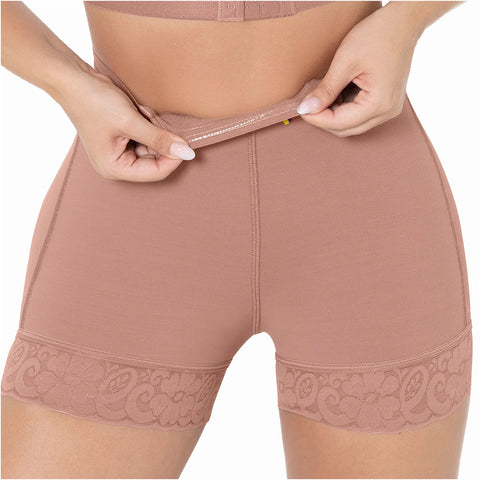 MARIAE SPN0130 Fajas Colombianas High Waisted Butt Lifter Shaper Shorts High Compression