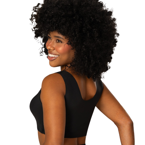 V-Neck Seamless Lift Top | Pre-Molded Bra Support | MYD B06006