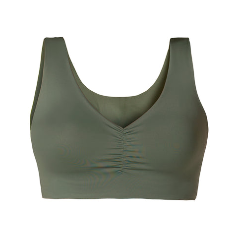 V-Neck Seamless Lift Top | Pre-Molded Bra Support | MYD B06006