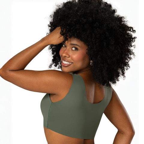 V-Neck Seamless Lift Top | Pre-Molded Bra Support | MYD B06006