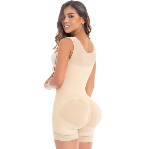 Post-Surgery Tummy Tuck and Postpartum Natural-Birth Faja Bodysuit Medium to High Compression and Innovative Design for Optimal Recovery MYD 0065