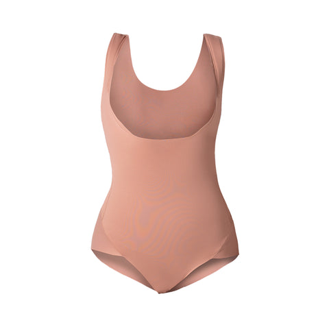 Extra-Short Seamless Bodysuit | Open Bust Thong Shaper | MYD FEX06035