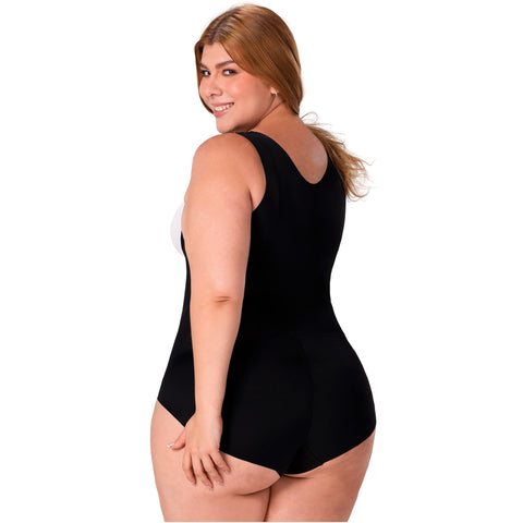 Extra-Short Seamless Bodysuit | Open Bust Thong Shaper | MYD FEX06035