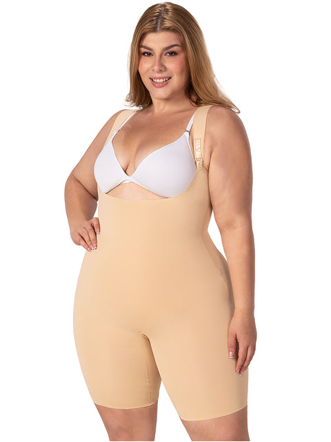 Seamless Bodysuit | Open Bust Butt Lifting Shaper | MYD FT06079