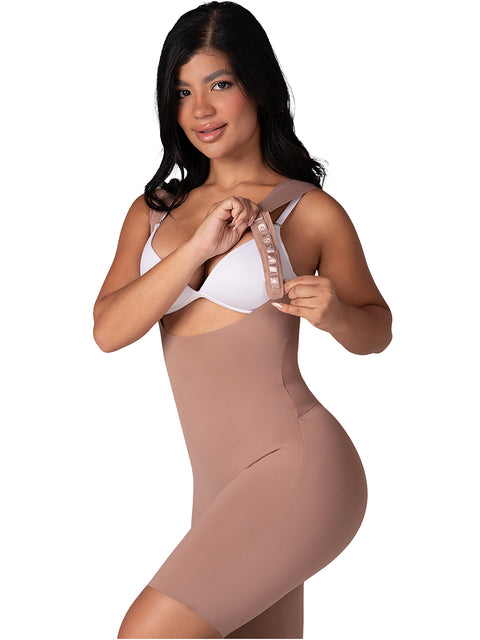 Seamless Bodysuit | Open Bust Butt Lifting Shaper | MYD FT06079
