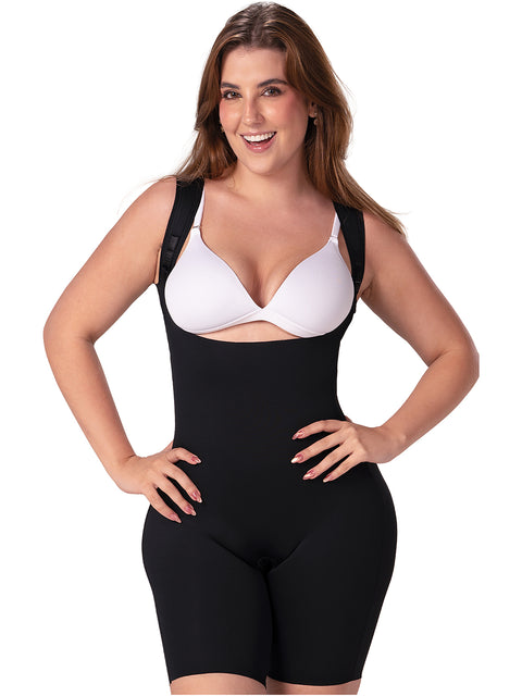 Seamless Bodysuit | Open Bust Butt Lifting Shaper | MYD FT06079