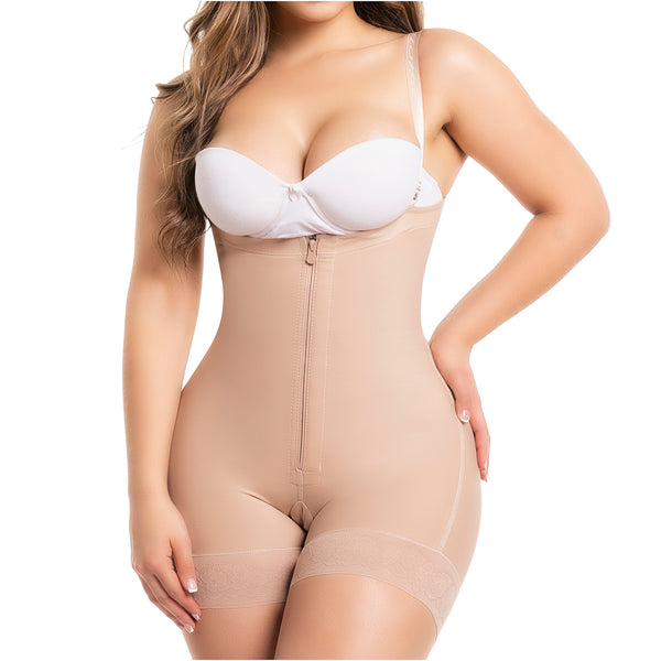 Fajas Salome 0214 Mid Thigh Body Shaper for Women