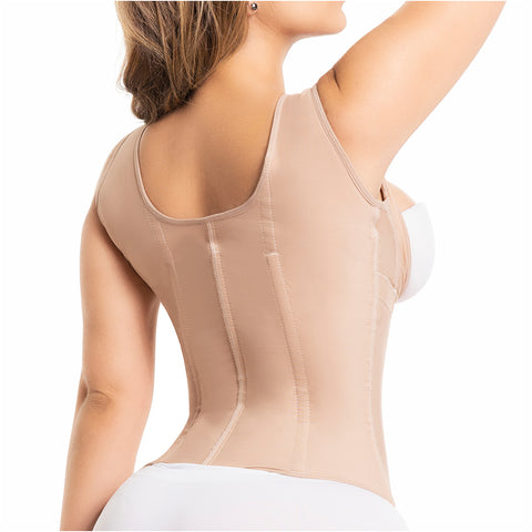 Fajas Salome 0314 | Colombian Waist Trainer Cincher | Daily Use | Braless and Wide Straps