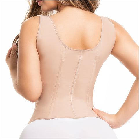 Fajas Salome 0314 | Colombian Waist Trainer Cincher | Daily Use | Braless and Wide Straps