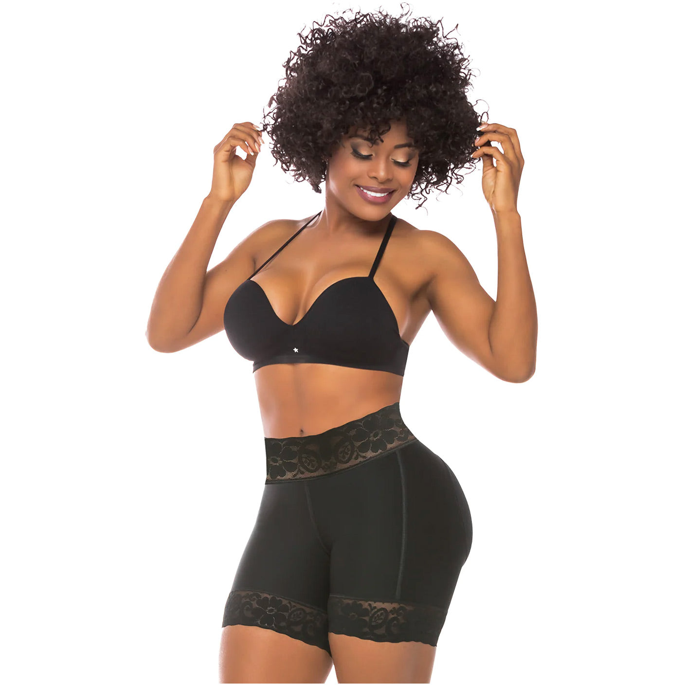 Salome Fajas Colombianas Mid Thigh Shapewear Butt Lifter Strapless Tummy  Tuck Bodysuit Compression Garment for Woman Faja Levanta Cola para Vestido
