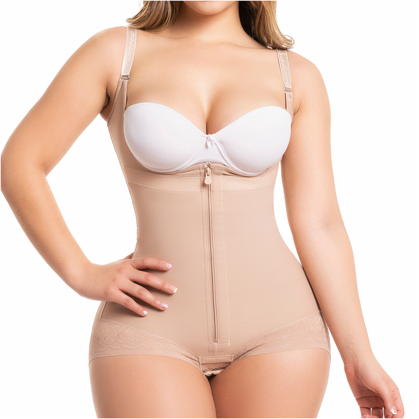 Underwear Shapewear Fajas Colombianas-Girdle for women Back Support  Improves Posture Post Surgical 3-level adjustable front h Beige at   Women's Clothing store