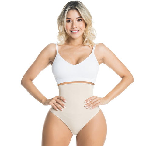 Kurvas CH004SL | Seamless Strapless Shapewear High Waisted Thong