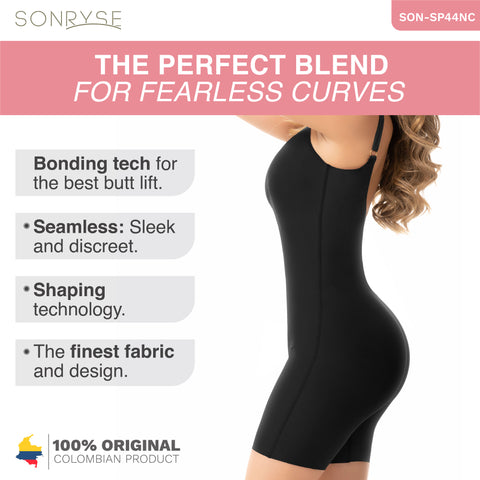 Sonryse SP44NC Butt Lifter Tummy Control Seamless Shapewear Jumpsuit