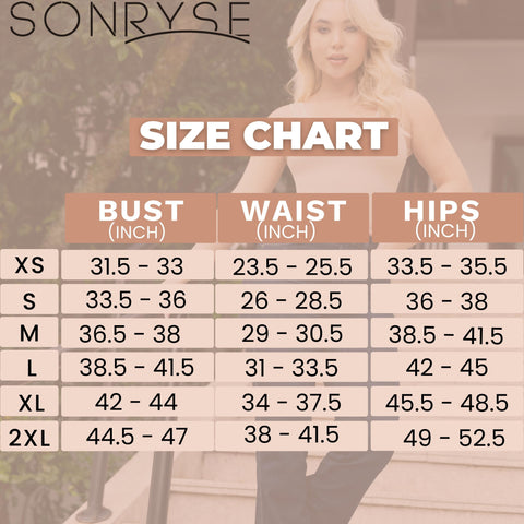 SONRYSE BDBA-001 | Tank top One Piece Slimming External Body for Women | Daily Use Colombian Shapewear