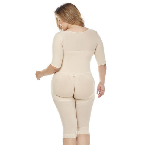 Arm & Thigh Liposuction (360) and Thigh Liposuction Post-Surgery Faja with Removable strap over bust, High Compression & High back MariaE 9142-6-Shapes Secrets Fajas