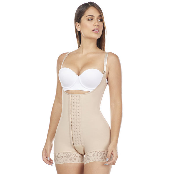 Liposuction Post-Surgery Faja with Removable Thong, High Compression & –  Shapes Secrets Fajas