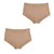Daily Use Under Wear 2-Pack Seamless Slim Panties Shapewear High Waist Sonryse SP645NC-2-Shapes Secrets Fajas