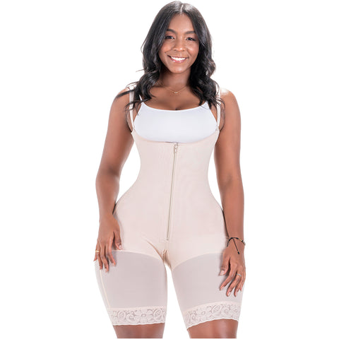 Bling Shapers 099ZF | Bum Lifter Tummy Control Shapewear Mid Thigh Faja for Curvy Wide Hips Small Waist Women | Daily Use-1-Shapes Secrets Fajas