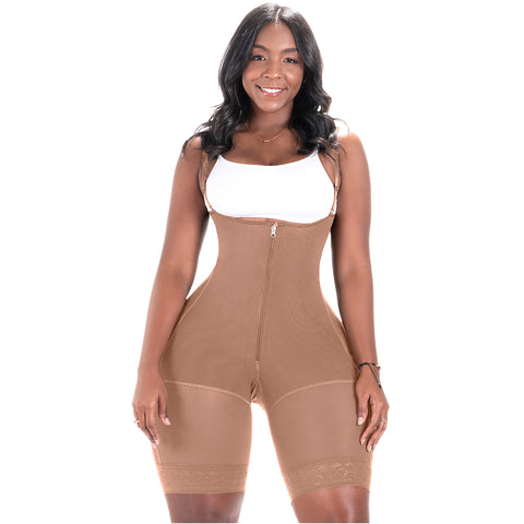 Bling Shapers 099ZF | Bum Lifter Tummy Control Shapewear Mid Thigh Faja for Curvy Wide Hips Small Waist Women | Daily Use-18-Shapes Secrets Fajas
