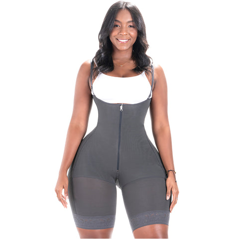 Bling Shapers 099ZF | Bum Lifter Tummy Control Shapewear Mid Thigh Faja for Curvy Wide Hips Small Waist Women | Daily Use-12-Shapes Secrets Fajas