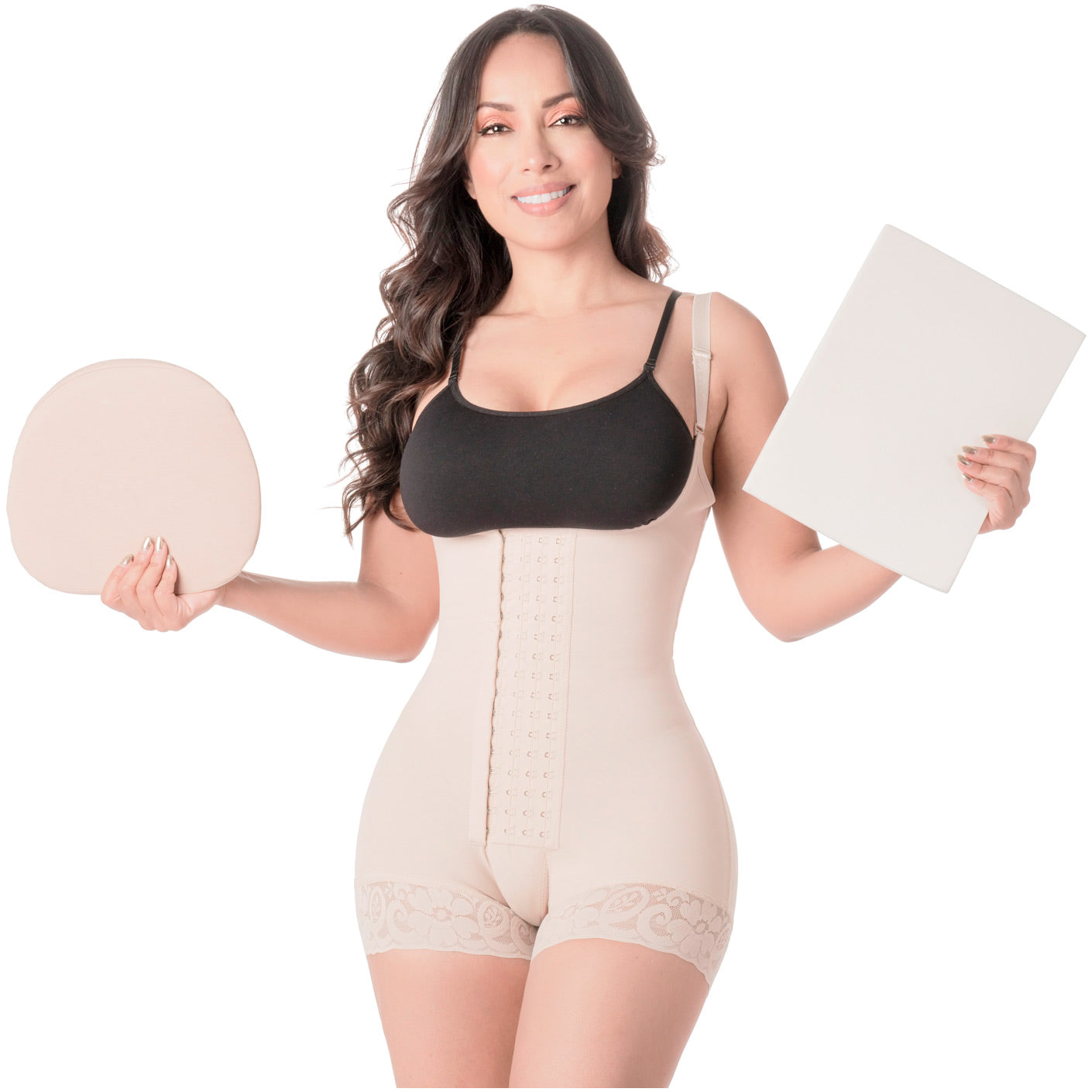 Woman Long Sleeves Full Body Shaperwear Weight Loss Postpartum Shaper Post  Liposuction Bodysuit Side Zipper