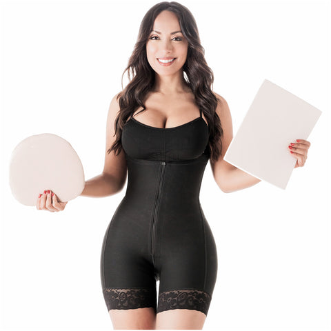 Be Shapy | Salome 0215 Women Butt Lifter Colombian Fajas for Dress + Tummy Board | Postpartum and Daily Use Shapewear-4-Shapes Secrets Fajas