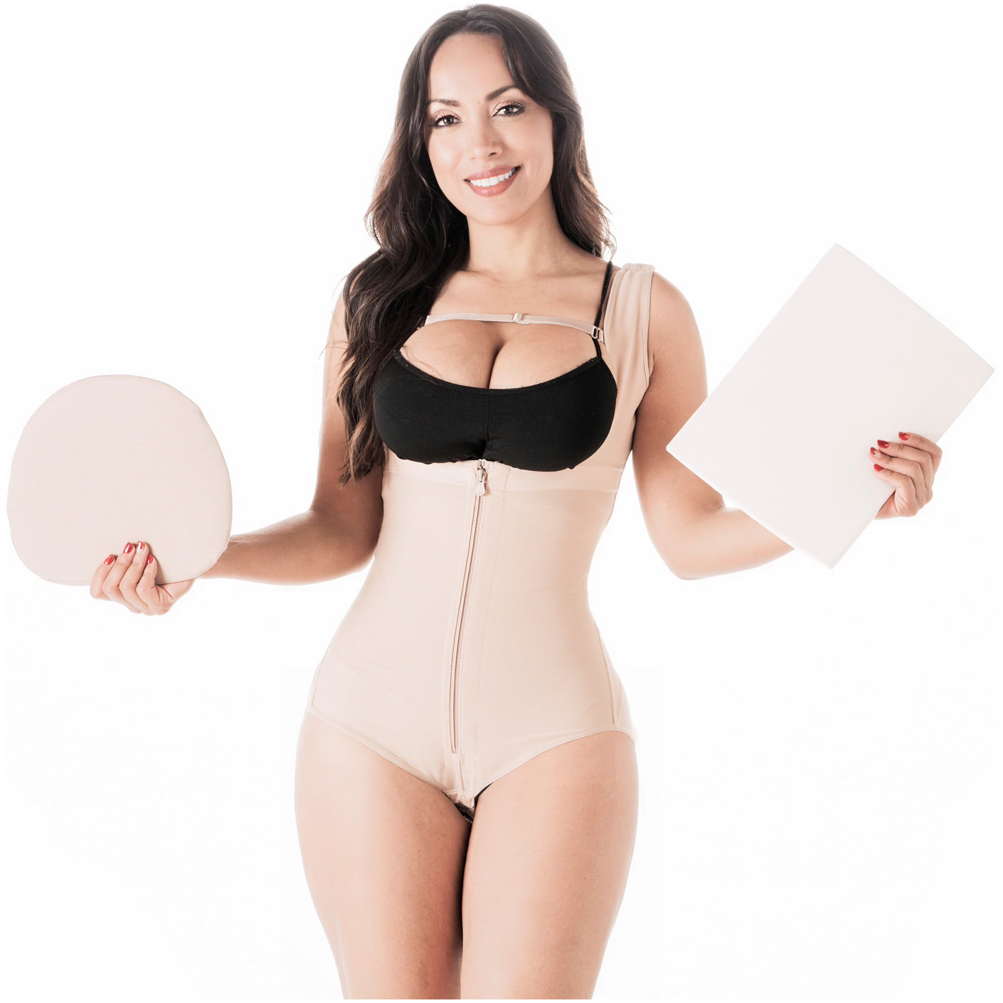 Panty Body Shaper With Covered Back And Zipper - Lynda Fajas